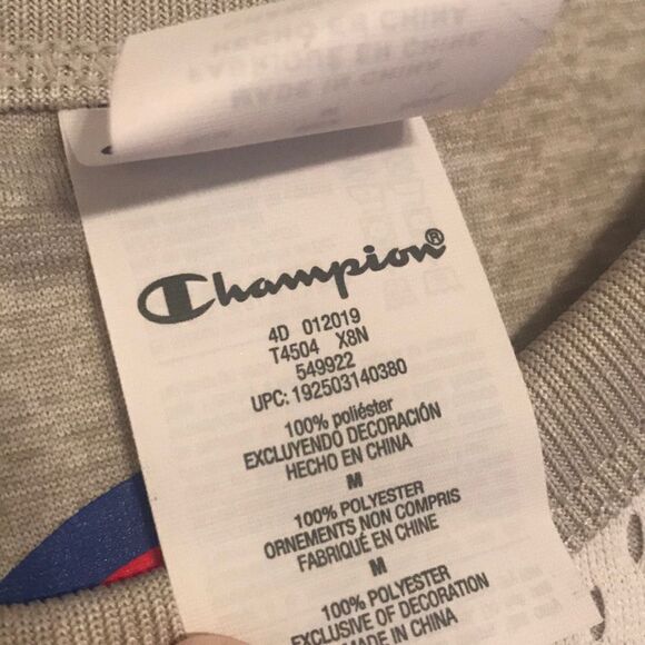 NEW Champion Reversible Mesh T-Shirt - Size Medium - Picture 7 of 13